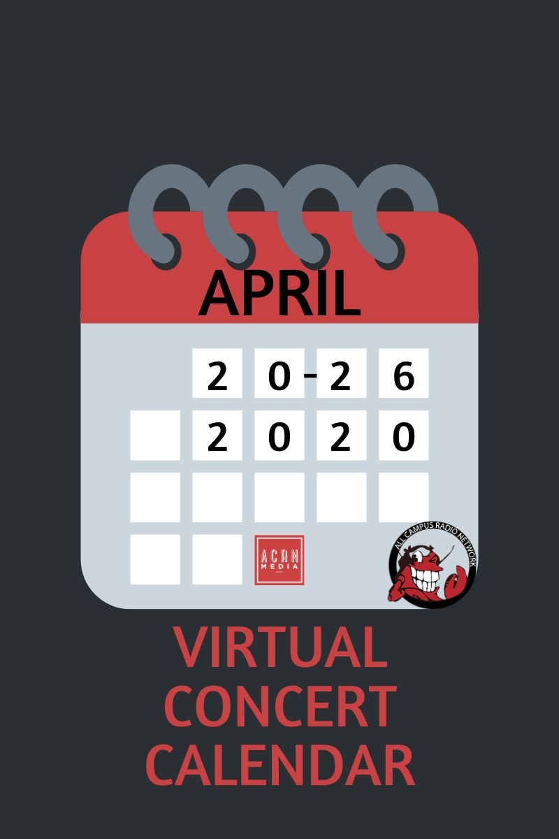 VIRTUAL CONCERT CALENDAR: What’s Going On – Week of&nbsp;4/20-4/26