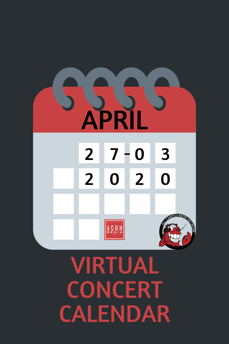 VIRTUAL CONCERT CALENDAR: What’s Going On -– Week of&nbsp;4/27-5/3